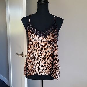 Leopard camisole tank, M